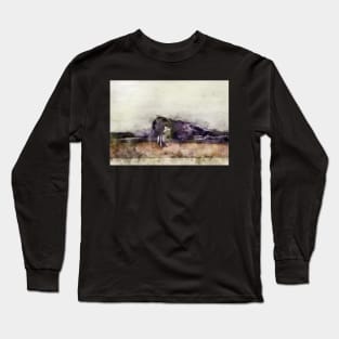 Spider monkey watercolour Long Sleeve T-Shirt